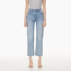 High rise straight ankle Jean - Aritzia - size 29 (length 28)